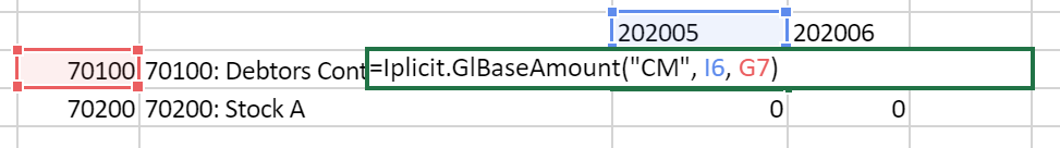 Excel functions preview